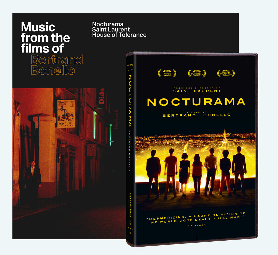 NOCTURAMA (DVD) + MUSIC FROM THE FILMS OF BERTRAND BONELLO (LP)