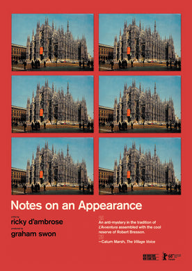 NOTES ON AN APPEARANCE [DVD]